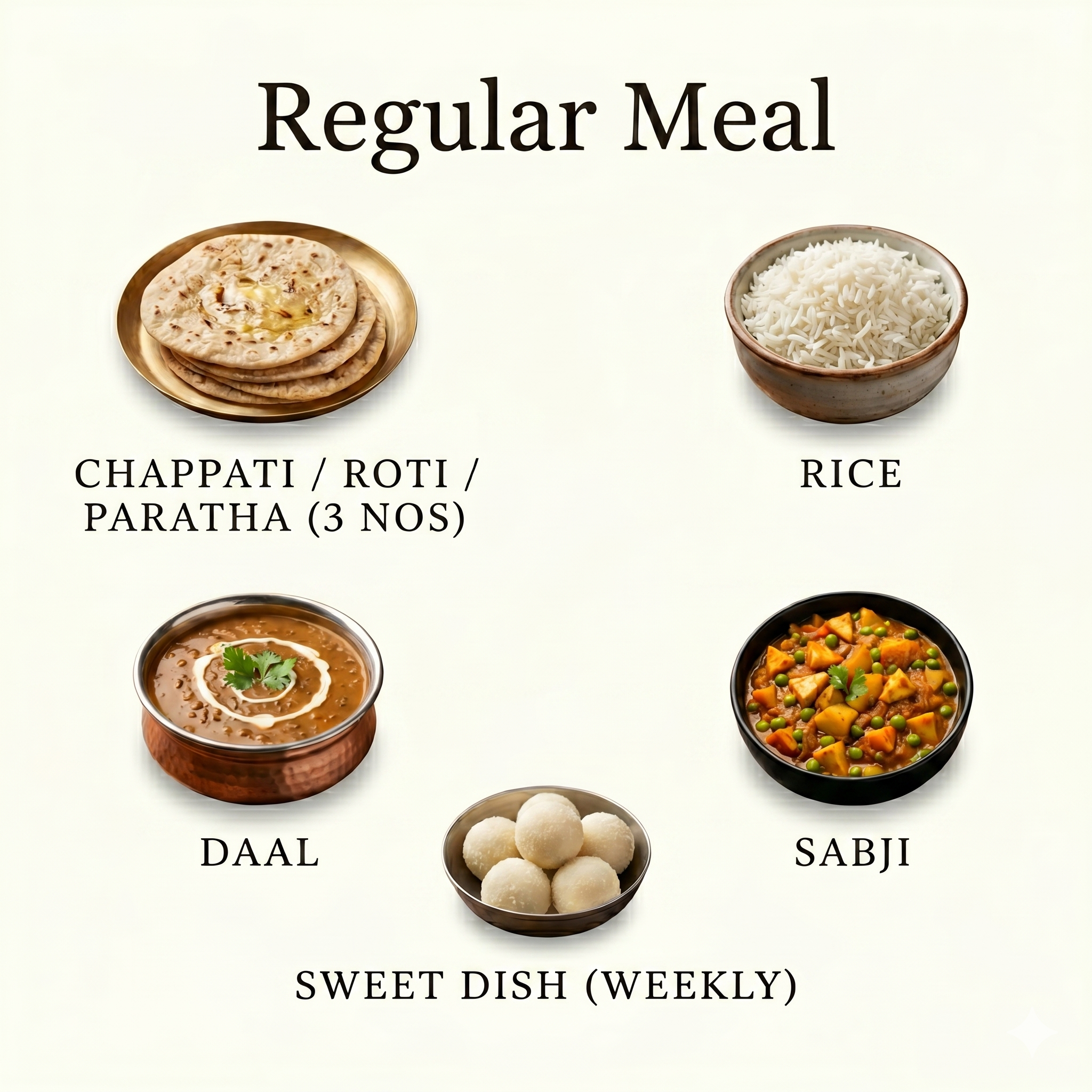Regular meal tiffin