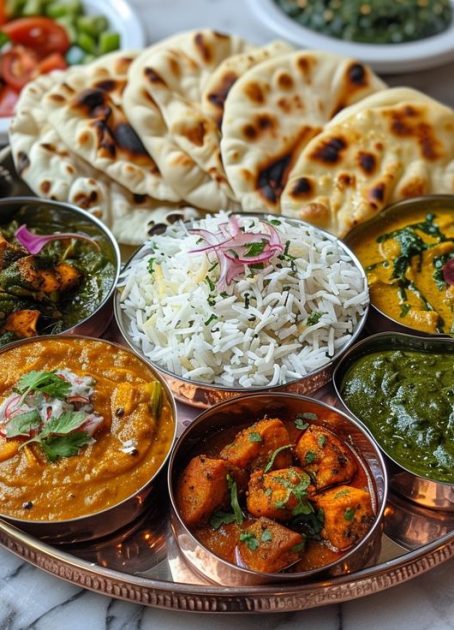 Indian food platter